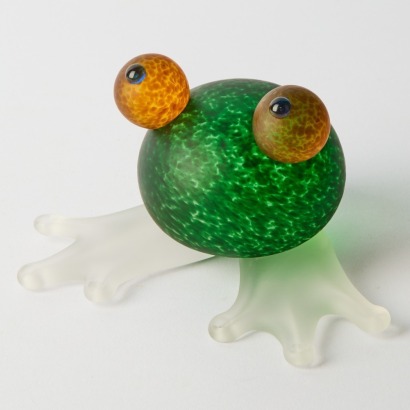 A Borowski Frog Paperweight