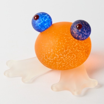 A Borowski Frog Paperweight