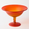 A Satin Glass Bon Bon Dish