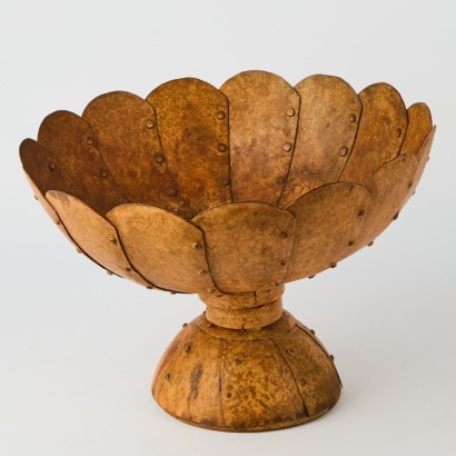 A Metal Footed Bowl