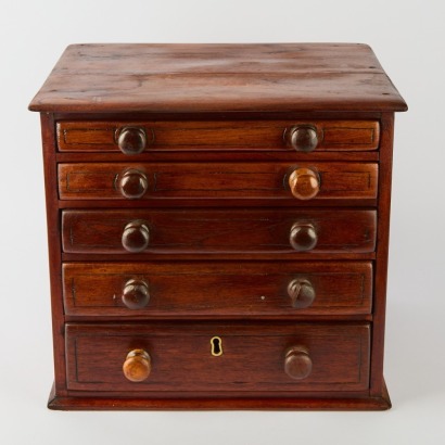 An Antique Watchmakers Cabinet