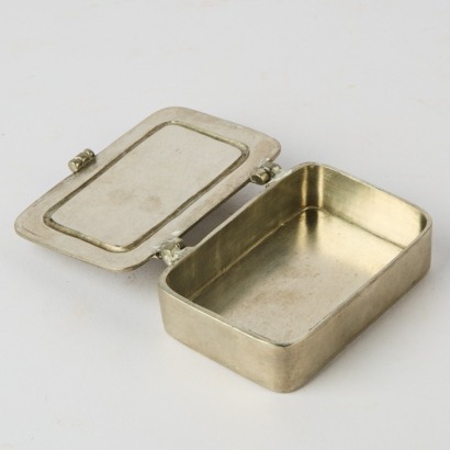 An Antique Italian Pewter Small Box
