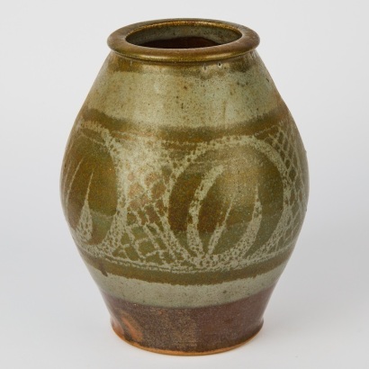 A Large Peter Stichbury Stoneware Vase
