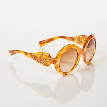 Dolce & Gabbana, Filigree Tortoiseshell Sunglasses with Case