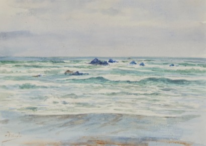 CHARLES NATHANIEL WORSLEY On The Beach, Granity