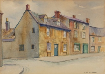 MAY GILBERT Old House - Burford (Witney Street)
