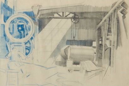 JOHN WEEKS Factory Sketch