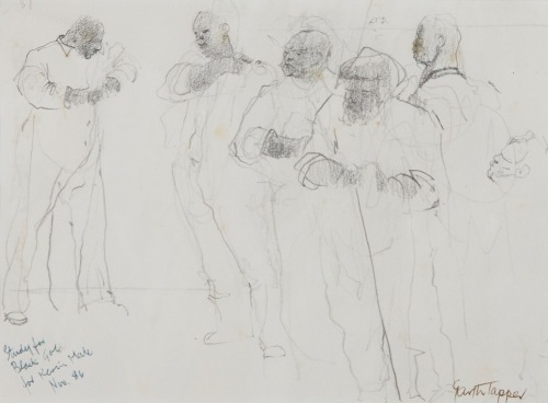 GARTH TAPPER Sketch for Black Gold