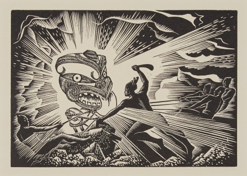 E. MERVYN TAYLOR Maui Taming The Sun
