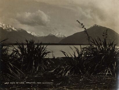 BURTON BROTHERS Head of Lake Wakatipu from Glenorchy