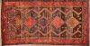An Antique Hand Knotted Wool Hamadan Tribal Rug