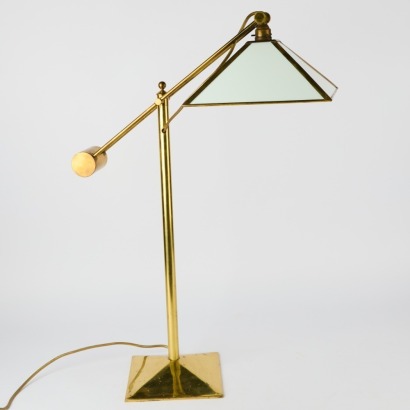 A John Britten Brass Counterbalance Lamp