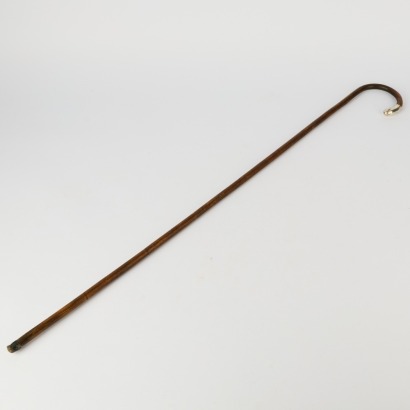 An Antique Sterling Silver Collated Walking Cane