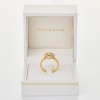 Naveya & Sloane, 18ct Yellow Gold, .35ct Diamond / .38ct Diamond Accents Flower Ring - GIA certified - 3