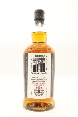 (1) Kilkerran Sherry Cask Cask Strength 8 Year Old 2024 Release Single Malt Scotch Whisky, Campbeltown, 57.4% ABV