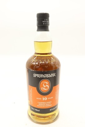 (1) Springbank 10 Year Old 2025 Release Single Malt Scotch Whisky, Campbeltown, 46% ABV