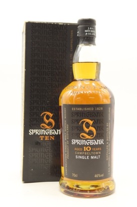 (1) Springbank 10 Year Old Pre-2017 Single Malt Scotch Whisky, 46% ABV (GB)