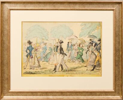 GEORGE CRUIKSHANK Monstrosities of 1824