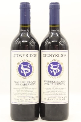 (2) 1999 Stonyridge Vineyard Larose, Waiheke Island
