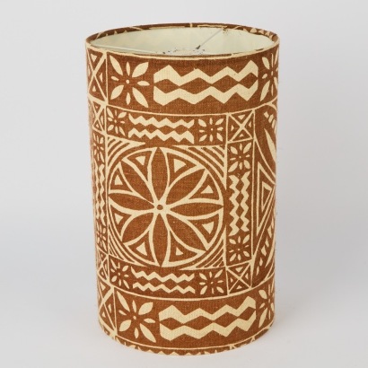 A Tapa Cloth themed Lamp Shade