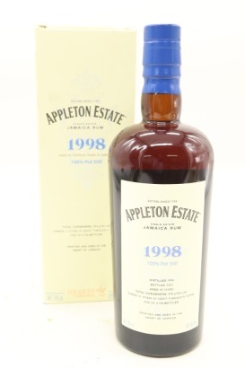 (1) 1998 Vintage Appleton Estate Hearts Collection 25 Year Old Pot Still Jamacan Rum, 63% ABV (GB)