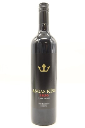 (1) 2021 Angas King 1836 Reserve Shiraz, Clare Valley