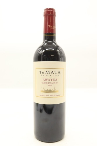 (1) 2021 Te Mata Estate 'Awatea' Cabernets - Merlot, Hawke's Bay