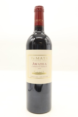 (1) 2019 Te Mata Estate 'Awatea' Cabernets - Merlot, Hawke's Bay