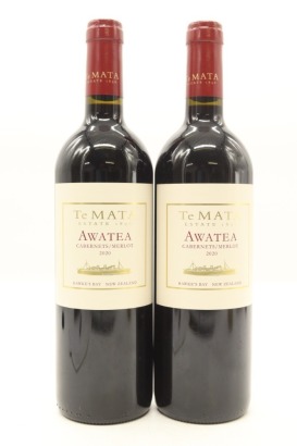 (2) 2020 Te Mata Estate 'Awatea' Cabernets - Merlot, Hawke's Bay