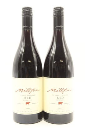 (2) 2021 Millton Te Arai Vineyard Red, Gisborne
