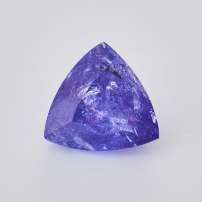 Loose, 6.73ct Trilliant Cut Tanzanite