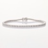 18ct White Gold, 3.04ct Diamond Tennis Bracelet - Near new
