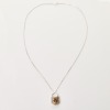 Tiffany & Co, Sterling Silver / 18ct Rose Gold Padlock Pendant on 58cm Sterling Silver, Cable Link Chain - 2