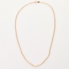 10ct Rose Gold, 50cm Belcher Link Chain - 2