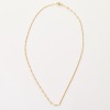 15ct Yellow Gold, 45cm Figaro Link Chain - 2