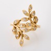 18ct Yellow Gold, 0.27ct Diamond Dress Ring