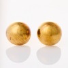 9ct Yellow Gold, 14mm Half-Ball Stud Earrings