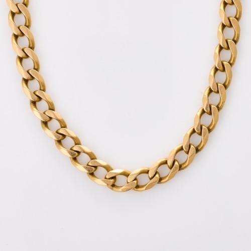 9ct Yellow Gold, 62cm Curb-Link Chain