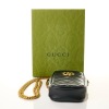 Gucci, Black Chevron Marmont Matelasse Mini Bag with Box - 3