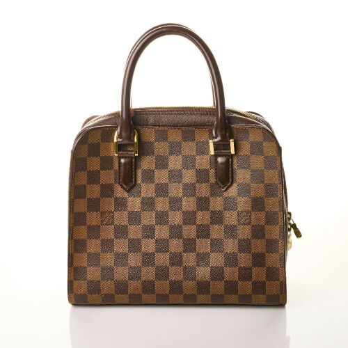 Louis Vuitton, Damier Ebene Triana Top Handle Bag