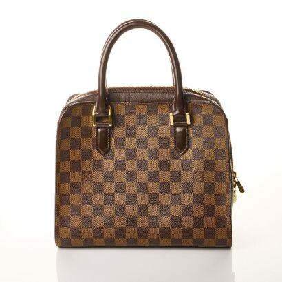 Louis Vuitton, Damier Ebene Triana Top Handle Bag