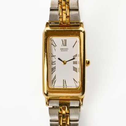 Seiko Ladies Quartz Gold Plated Wristwatch, circa 1990
