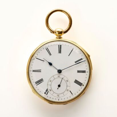 18ct Yellow Gold, 44mm, Le Comte Quarter Repeater Open faced Pocket Watch