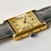 Vermeil Cartier, Must de Cartier Tank, Hand-wound Wristwatch - 2