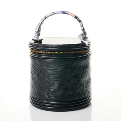 Louis Vuitton, Black Epi Leather Cannes Cosmetic Case