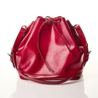 Louis Vuitton, Red Epi Leather Noe Bag