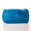 Gucci, Blue Calf Skin Leather Boston Bag - 3
