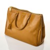 Prada, Camel Saffiano Galleria Double Zip Tote Bag - 2