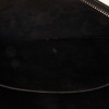 Alexander McQueen, Black Croc Embossed Leather Skull Knuckle Clutch with Box - 4