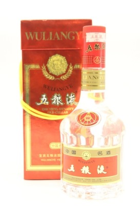 (1) 2001 Wuliangye The Ming Dynasty Old Cellar, 500ml, 52% ABV (GB) - 2001五粮液天地盖盒装52度500毫升